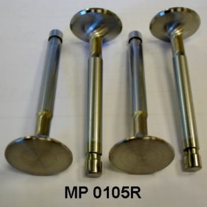 Racing forged exhaust valves 25 x 7 x 73.50 mm (set of 4)