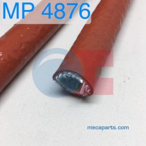 Gaine thermique anti-feu siliconne Ø 10mm X 1 mètre