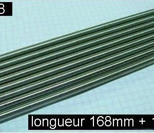 Tiges de culbuteur + 2mm traitées (le jeu de 8)