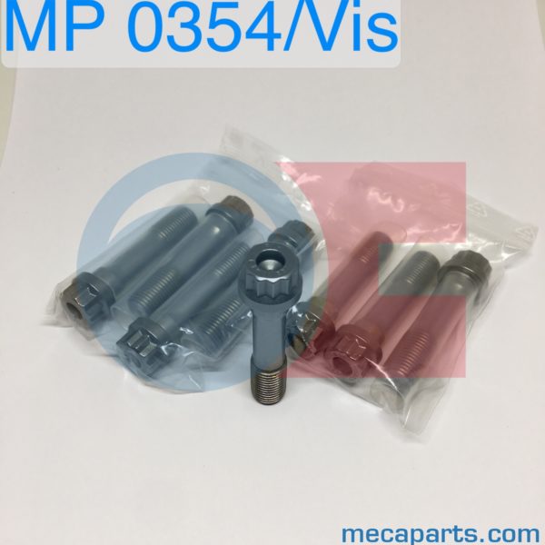 Forged conrod screws (set of 8) for MP0354. 3/8 L19