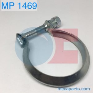 COLLIER  A TOURILLON ( largeur 22 mm ) serrage du silencieux sur le collecteur  Ø 58 à 70mm