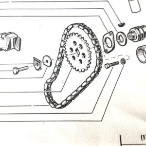 Camshafts, pulleys, crankshafts, belts, distribution set, starter ring gears, starter pinions, distribution crankcases