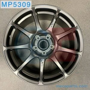 Jeu de 4 Jantes A110 EVO CORSE CUP noir mat. Déport augmenté.