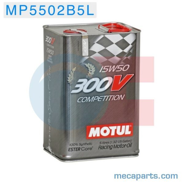 Huile moteur MOTUL 300V 15W50 Bidon de 5 Litres