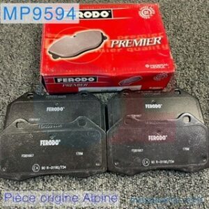 Jeu de plaquettes AV Clio V6ph2 7701 208 218