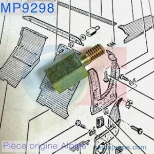 Rallonge fixation garniture GTA 60 01 015 627