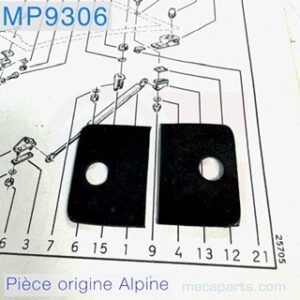 Paire de joints vérin/lunette arr GTA 60 01 014 624