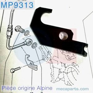 Support raccord huile turbo GTA 60 00 007 764