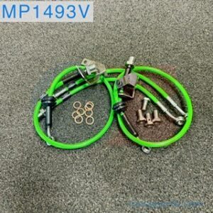 Kit 4 flexibles inox de freins  VERT. MP1493V