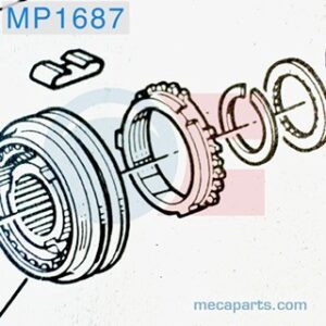 Bagues synchro pour boite JB3/4/5 ( 5GT Turbo, 11 Turbo etc...)